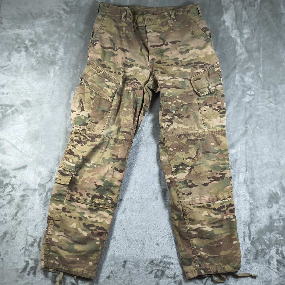 US Army Combat Pants Men Medium Regular Multicam Cargo Tactical FR Bluewater De